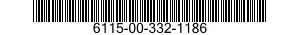 6115-00-332-1186  6115003321186 003321186