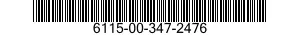 6115-00-347-2476  6115003472476 003472476