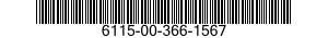 6115-00-366-1567  6115003661567 003661567