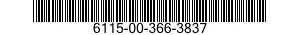 6115-00-366-3837  6115003663837 003663837