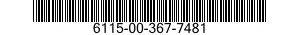 6115-00-367-7481  6115003677481 003677481