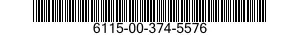 6115-00-374-5576  6115003745576 003745576
