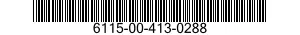 6115-00-413-0288  6115004130288 004130288
