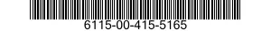 6115-00-415-5165  6115004155165 004155165