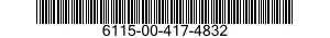 6115-00-417-4832  6115004174832 004174832