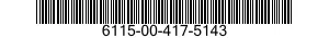 6115-00-417-5143  6115004175143 004175143