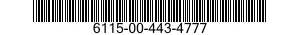 6115-00-443-4777 GENERATOR,ALTERNATING CURRENT 6115004434777 004434777