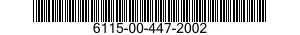 6115-00-447-2002  6115004472002 004472002