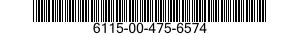 6115-00-475-6574  6115004756574 004756574