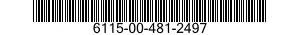 6115-00-481-2497 GENERATOR SUBASSEMBLY,STABILIZATION DATA 6115004812497 004812497