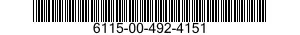 6115-00-492-4151  6115004924151 004924151