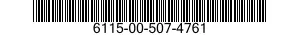 6115-00-507-4761  6115005074761 005074761