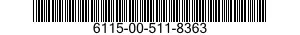 6115-00-511-8363  6115005118363 005118363