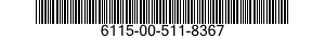 6115-00-511-8367  6115005118367 005118367