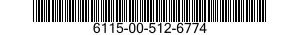 6115-00-512-6774  6115005126774 005126774