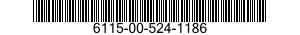 6115-00-524-1186  6115005241186 005241186