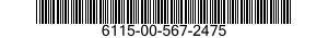 6115-00-567-2475  6115005672475 005672475