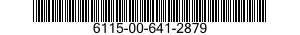 6115-00-641-2879 O-RING 6115006412879 006412879