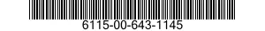 6115-00-643-1145  6115006431145 006431145