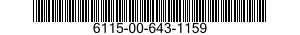 6115-00-643-1159 WINDING,GENERATOR FIELD 6115006431159 006431159