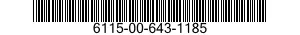 6115-00-643-1185  6115006431185 006431185