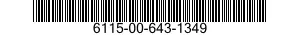 6115-00-643-1349 WINDING,GENERATOR FIELD 6115006431349 006431349