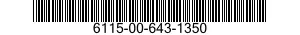 6115-00-643-1350 WINDING,GENERATOR FIELD 6115006431350 006431350