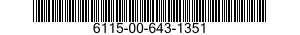 6115-00-643-1351 WINDING,GENERATOR FIELD 6115006431351 006431351
