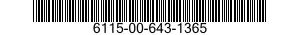 6115-00-643-1365 WINDING,GENERATOR FIELD 6115006431365 006431365