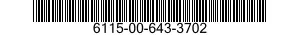 6115-00-643-3702  6115006433702 006433702