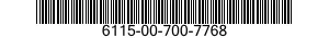 6115-00-700-7768  6115007007768 007007768