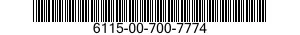 6115-00-700-7774  6115007007774 007007774