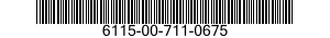 6115-00-711-0675 GENERATOR,DIRECT CURRENT 6115007110675 007110675