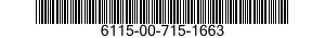 6115-00-715-1663  6115007151663 007151663
