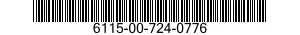 6115-00-724-0776  6115007240776 007240776