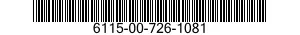 6115-00-726-1081  6115007261081 007261081