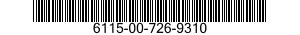 6115-00-726-9310 GENERATOR,ALTERNATING CURRENT 6115007269310 007269310