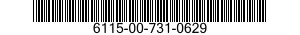 6115-00-731-0629  6115007310629 007310629
