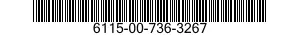 6115-00-736-3267  6115007363267 007363267