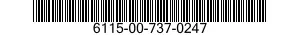 6115-00-737-0247  6115007370247 007370247