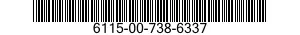 6115-00-738-6337 GENERATOR SET,GASOLINE ENGINE,TRAILER MOUNTED 6115007386337 007386337