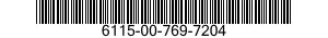 6115-00-769-7204  6115007697204 007697204