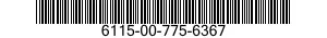 6115-00-775-6367  6115007756367 007756367