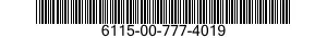 6115-00-777-4019  6115007774019 007774019