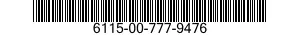 6115-00-777-9476  6115007779476 007779476
