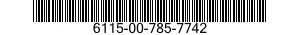 6115-00-785-7742  6115007857742 007857742