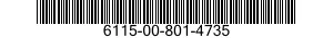 6115-00-801-4735  6115008014735 008014735
