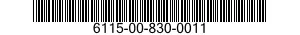 6115-00-830-0011  6115008300011 008300011