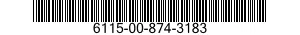 6115-00-874-3183  6115008743183 008743183