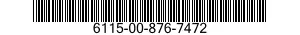 6115-00-876-7472  6115008767472 008767472